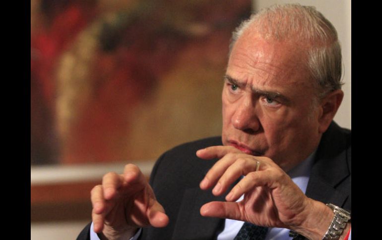 Las reformas en México que ''no tienen comparación'', en ningún país de la OCDE, dice Gurría. NTX / J. Lira