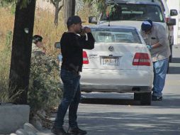 El vehículo del padre Joaquín Hernández fue localizado en el municipio de Santa Catarina, Nuevo León. SUN / E. Vazquez