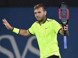 Daniel Evans, número 67 del ranking de la ATP, se deshizo de Dominic Thiem por 3-6, 6-4 y 6-1. EFE / P. Miller