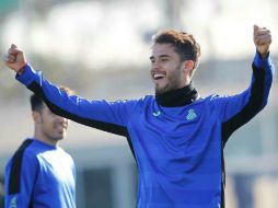 ''Estoy satisfecho pero no conforme, me queda mucho aún por dar (...) por recorrer'', dice el jugador del Espanyol. TWITTER / @Diego_Reyes13