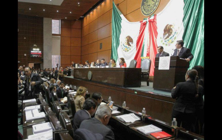 Pedro Joaquín Coldwell comparece ante el pleno de la Comisión Permanente del Congreso de la Unión. TWITTER / @CanalCongreso