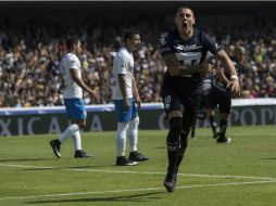 Nicolás Castillo se estrenó anotando para UNAM. AP / C. Palma