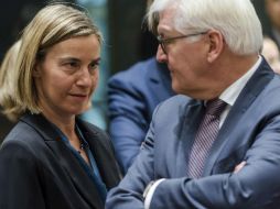 La UE seguirá unida, asegura la jefa de la diplomacia europea tras declaraciones de Trump a The Times. AP / G. Wijngaert