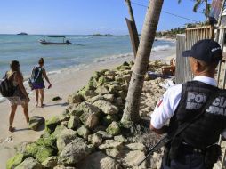 Esta mañana se desplegó a un número mayor de elementos en todos los operativos que realiza de manera cotidiana. AP /