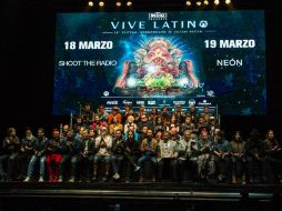 Ceremonia de presentación del cartel para el festival musical Vive Latino 2017. SUN / I. Olivares