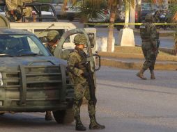 Esta tarde fueron baleados varios edificios públicos en la entidad. EFE / A. Cupul