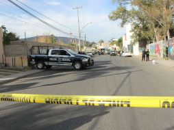 Autoridades encontraron en el lugar casquillos de calibre 38. ESPECIAL /
