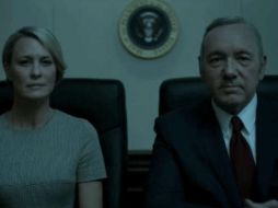 La serie protagonizada por Robin Wright y Kevin Spacey ya va por su quinta temporada. TWITTER / @HouseofCards