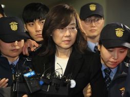 Cho se ha convertido en la primera ministra en ejercicio en ser encarcelada en la historia del país. AFP / YONHAP