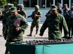 Las armas que utilizaron los agresores contra la Fiscalía de Cancún, son de uso exclusivo del Ejército y Fuerzas Armadas. NTX / F. Gálvez