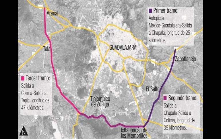 La construcción del Macrolibramiento inició en 2012, pero los trabajos han sufrido retrasos. ESPECIAL /
