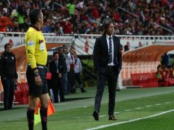 Manifestó el estratega rojiblanco que durante la semana puso especial énfasis en Caraglio. EL INFORMADOR / R. Tamayo