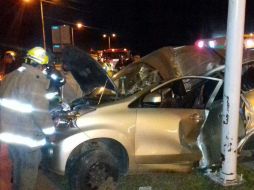 Los paramédicos que acudieron a ayudarlas estaban en la zona y pudieron llegar en pocos minutos. ESPECIAL / Bomberos de Zapopan