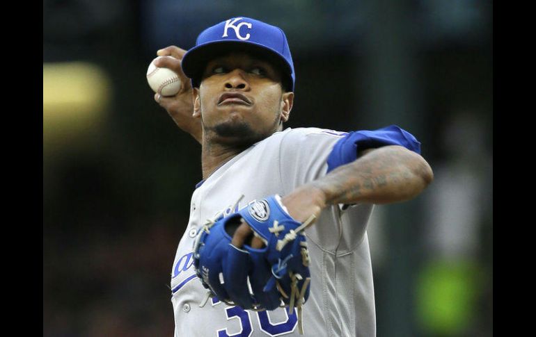 Ventura debutó en Grandes Ligas con el equipo de Kansas City en 2013. AP / LM Otero