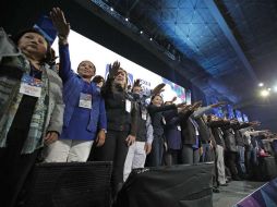 Los nuevos consejeros prometieron seguir y hacer cumplir los estatutos del partido. SUN / A. Acosta