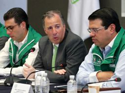 Sobre el proceso de negociación en la relación de México- EU, Meade Kuribreña defendió los objetivos planteados por Peña Nieto. SUN / L. Godínez