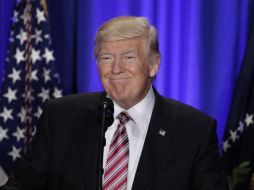 Donald Trump realiza estos comentarios desde Filadelfia en una reunión de congresistas republicanos. AP / M. Rourke