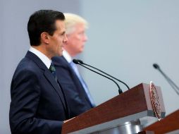 Ayer, en menos de dos horas quedó suspendida la reunión que sostendrían Peña Nieto y Trump en la Casa Blanca. NTX / A. Cupul