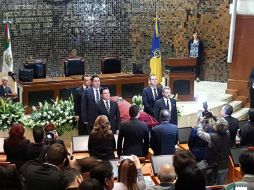 ''Hombres como él son indispensables tener en Jalisco, que fortalecen el liderazgo'', concluye el gobernador. TWITTER / @LegislativoJal