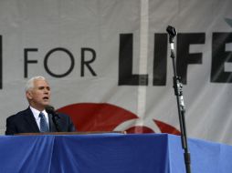 ‘‘No descansaremos hasta que restauremos la cultura de la vida en Estados Unidos’’, prometió. AP / M. Balce