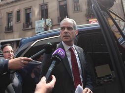 Peled reiteró que hay una ‘fuerte’ relación de amistad entre Israel y México. EFE / S. Gutiérrez