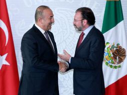 El funcionario turco hizo votos para que la cooperación entre los dos países permanezca. NTX / J. Pazos