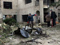 Cuatro coches bombas explotaron contra una patrulla en el pueblo de Majisa en el atentado más grave. AP / H. Mizban