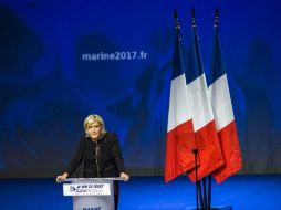 Le Pen encabeza las intenciones de voto para los comicios en la primera vuelta el 23 de abril. EFE / A. Jerocki