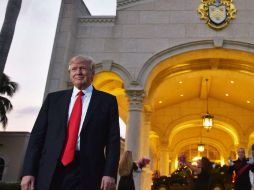 Trump evitó responder directamente a la pregunta de si durante su conversación telefónica de la semana pasada con Peña Nieto. AFP / M. Ngan