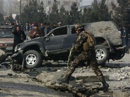 El ataque se produjo durante la tarde cuando se producía la salida de los empleados. AP / R. Gul