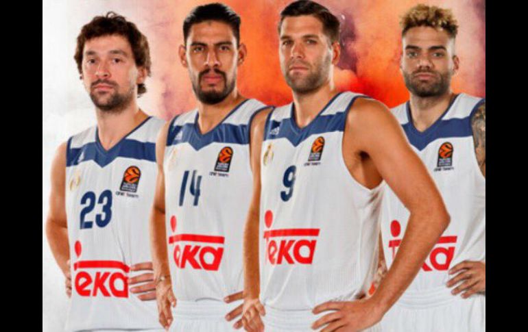 El mexicano (14) es un elemento clave en el quinteto madridista. TWITTER / @RMBaloncesto