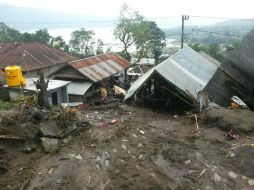 Las lluvias a menudo provocan inundaciones en el archipiélago en el que millones de personas viven zonas montañosas. AP /