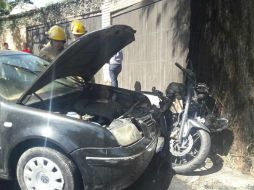 El accidente ocurrió en la colonia Lomas del Valle en Zapopan. ESPECIAL /