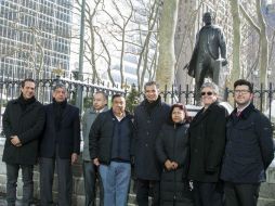 Enrique Ochoa comenzó una gira de trabajo desde el pasado jueves por Nueva York y Nueva Jersey. EFE / M. Rajmil