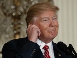 Trump vuelve a hablar del muro en Twitter, algo que no hacía desde el pasado 26 de enero. AP / E. Vucci