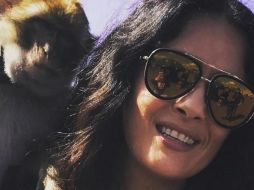 Salma Hayek señala en la publicación que la fotografía fue tomada por su hija. INSTAGRAM / salmahayek