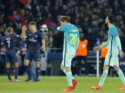 El equipo español fue intrascendente ante un pletórico PSG, muy superior en cada línea. AP / M. Euler