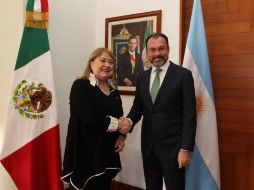 La canciller expresó que México es un país fuerte con capacidades para manejar sus situaciones con cualquier interlocutor del mundo. EFE / ESPECIAL