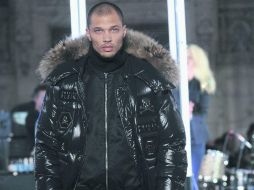 Jeremy Meeks. Desfilando para Philipp Plein, en Nueva York. AP /