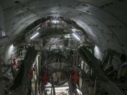 La tuneladora tiene pendiente perforar dos mil 144 metros. Se espera que en septiembre llegue a Plaza de la Bandera. EL INFORMADOR / ARCHIVO