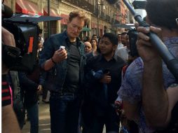 A su llegada a México, el conductor confesó que existe la posibilidad de que Trump no lo deje volver a su país. SUN / E. Monroy