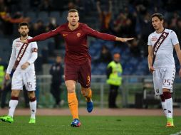Dzeko comparte con Higuaín la cima de la clasificación de goleadores de Italia. AFP / A. Solaro