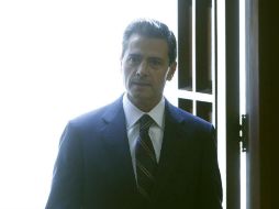 En reunión privada, el Presidente dijo que espera que sea antes de diciembre cuando termine su revisión del TLCAN. EFE / ARCHIVO