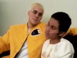 La visita que hizo Justin a la fan hospitalizada quedó grabada en las redes sociales. INSTAGRAM / jelenasenergy