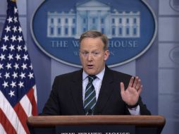 Spicer ha sido uno de los funcionarios de Trump más expuestos a la crítica. AP / ARCHIVO