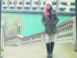 Hace dos años, Claudia estudió inglés en Illinois con una beca de la SRE. ESPECIAL /