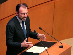 El canciller insistió en que se ha exigido el respeto a los derechos humanos y civiles de los connacionales en EU. SUN / L. Godínez