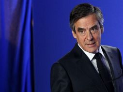 El candidato de la derecha a las presidenciales francesas, François Fillon, durante una rueda de prensa en París. EFE / Y. Valat
