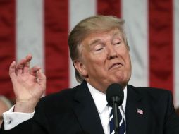 Tras el discurso de Trump, que duró 59 minutos, Silva señaló que persiste el mensaje en contra de los indocumentados. EFE / J. Lo Scalzo