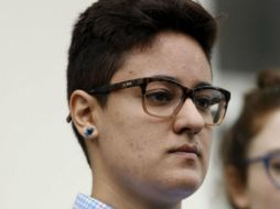 La joven brindaba una plática sobre el arresto de su hermano y su padre por agentes migratorios. AP / R. V. Solis